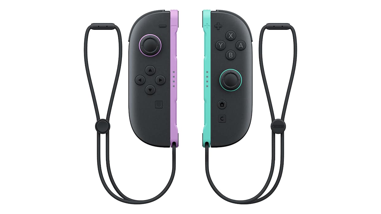 Joy-Con™ 2 (L)/(R) Light Purple / Light Green - Nintendo Official